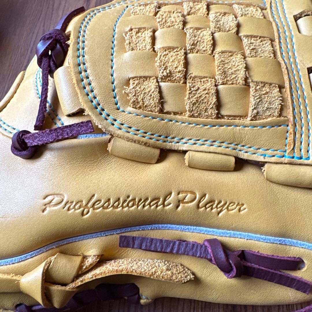 【値下】源田モデル　ゼット　軟式野球グローブ イエロー