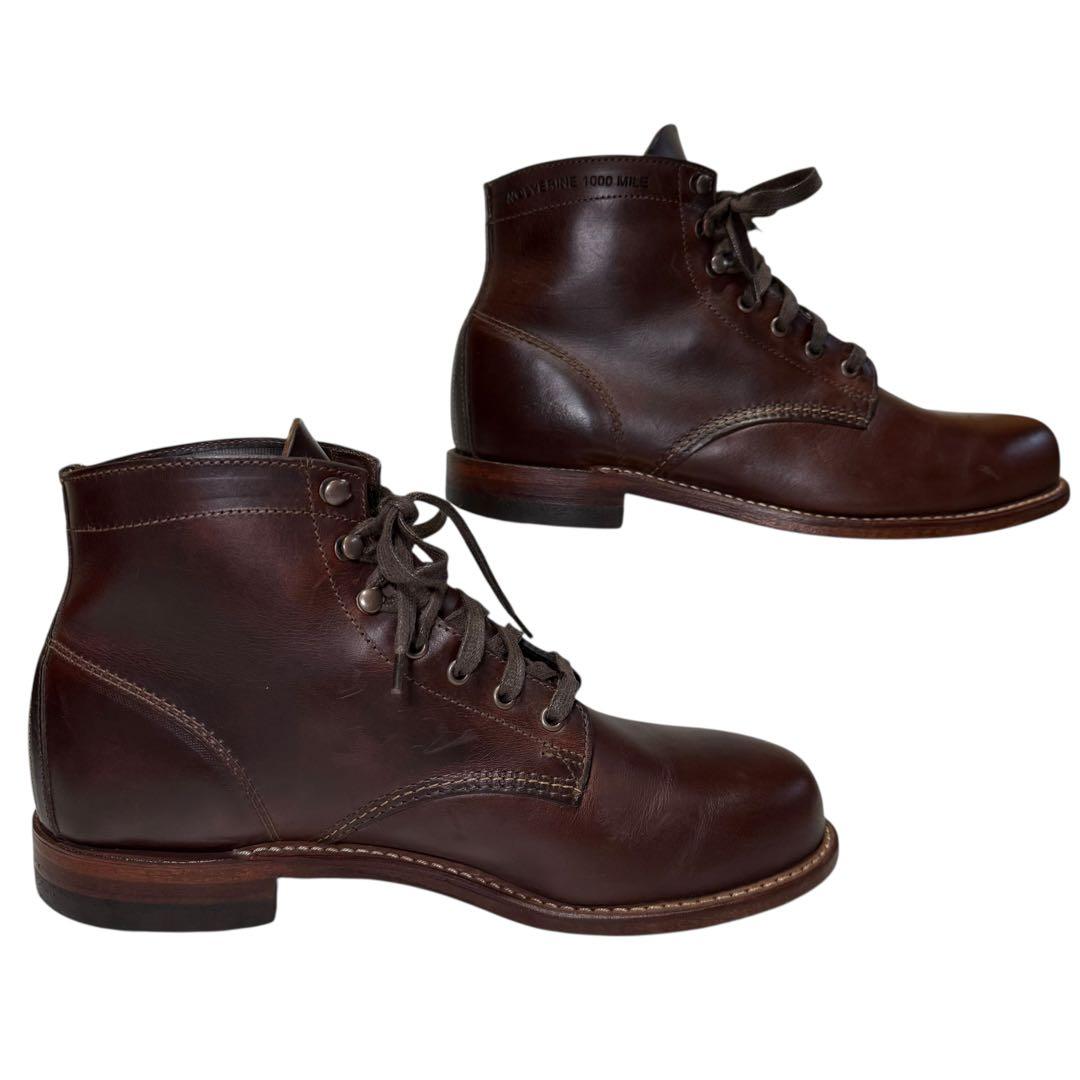 WOLVERINE 1000マイルブーツ W05301 茶 26.5