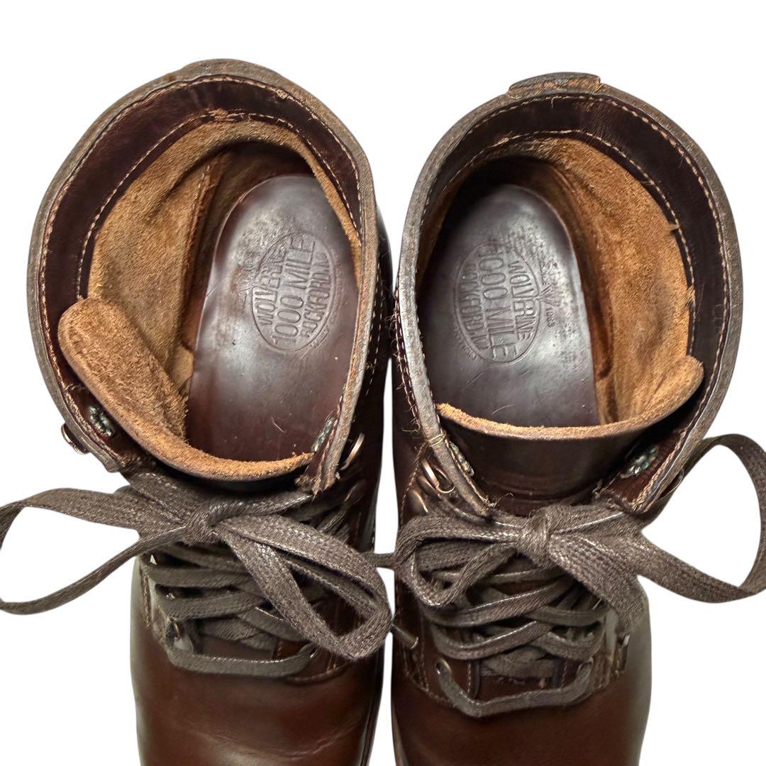 WOLVERINE 1000マイルブーツ W05301 茶 26.5