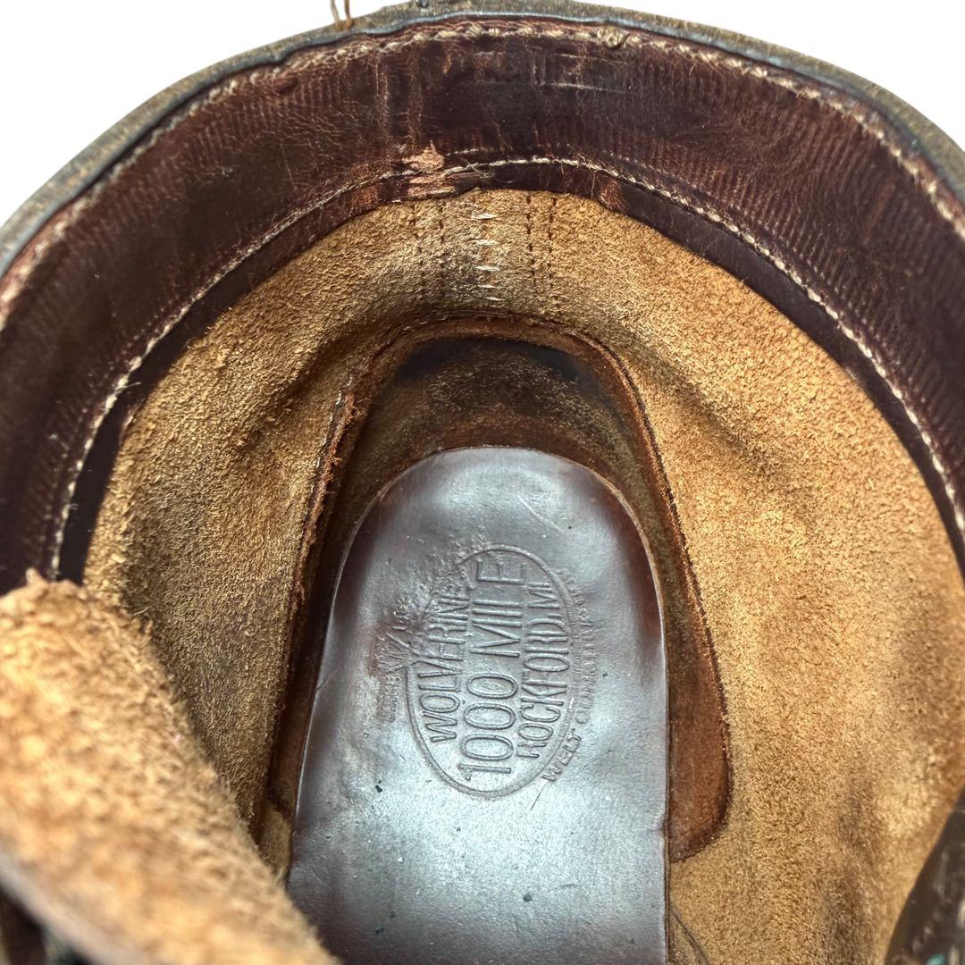 WOLVERINE 1000マイルブーツ W05301 茶 26.5