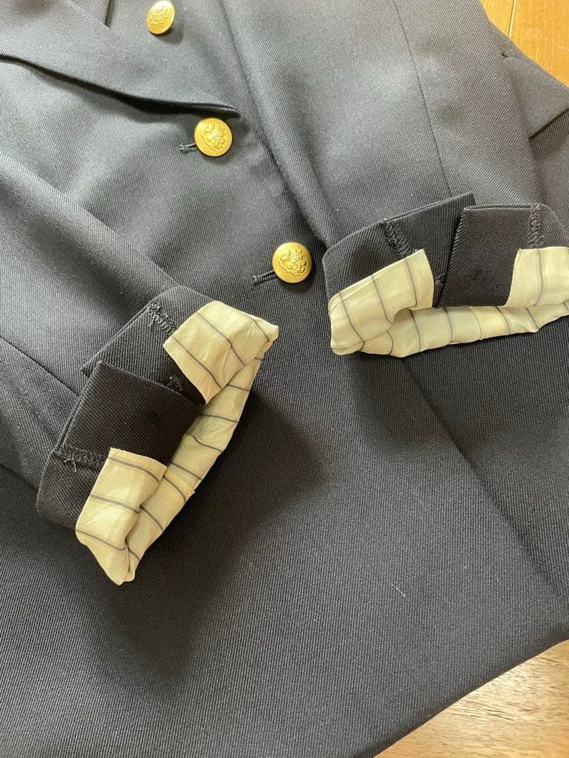 Demi-Luxe BEAMS 紺ブレ　ダブルテーラードジャケット 36