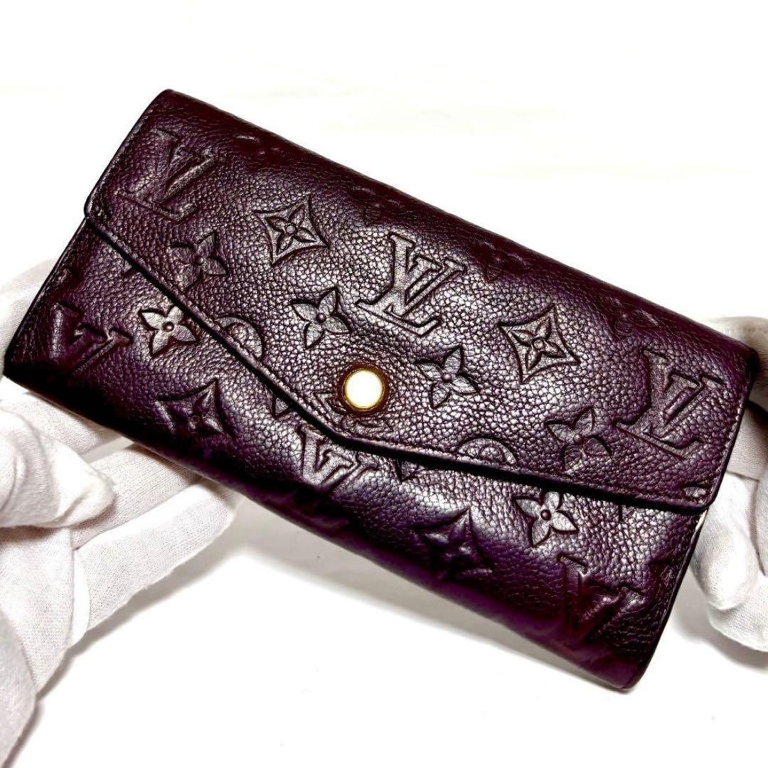 【鑑定済】美品 ルイヴィトン モノグラム アンプラント キュリユーズ オーブ 紫