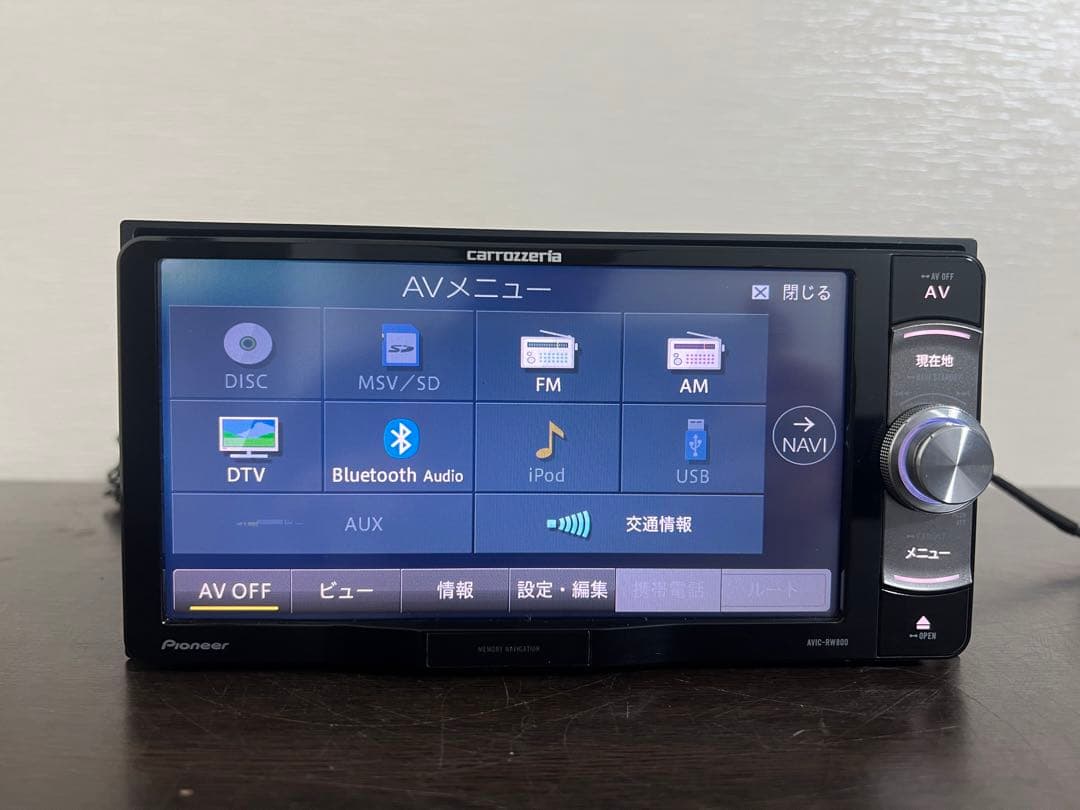 カロッジェリア カーナビ AVIC-RW800 地図データ2016年 動作確認済