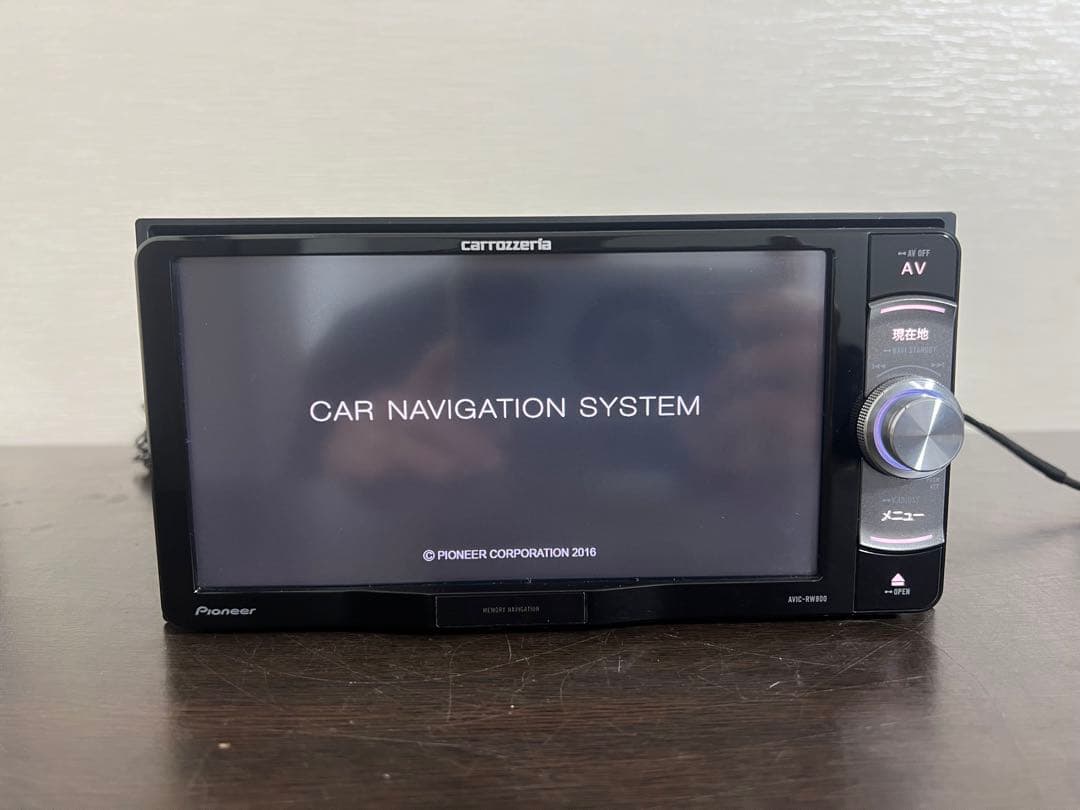 カロッジェリア カーナビ AVIC-RW800 地図データ2016年 動作確認済