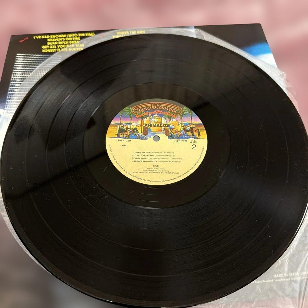 KISS ANIMALiZE キッス　アニマライズ　12インチレコード