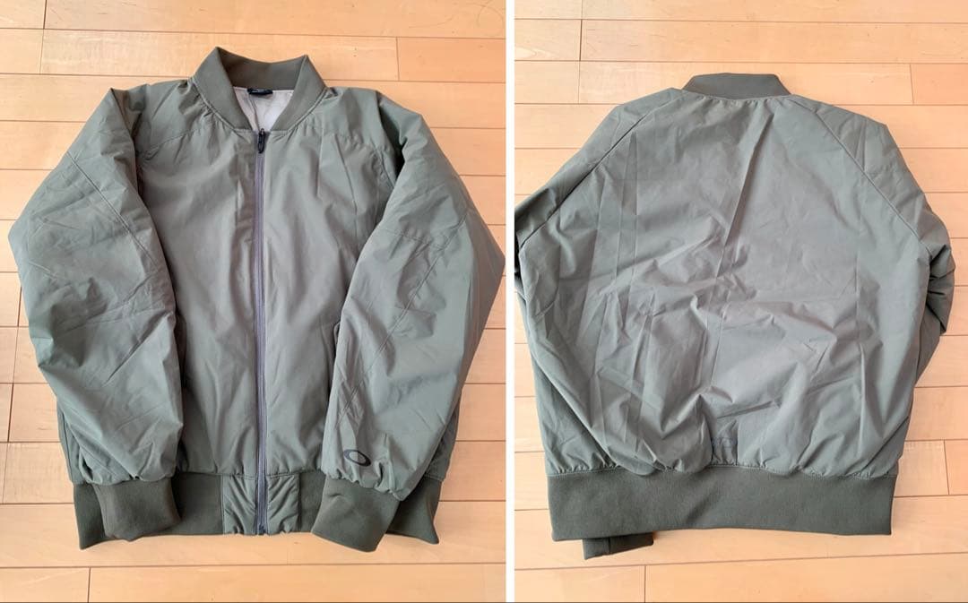 美品 オークリー MA-1 セットアップ ブルゾン カーキ M OAKLEY