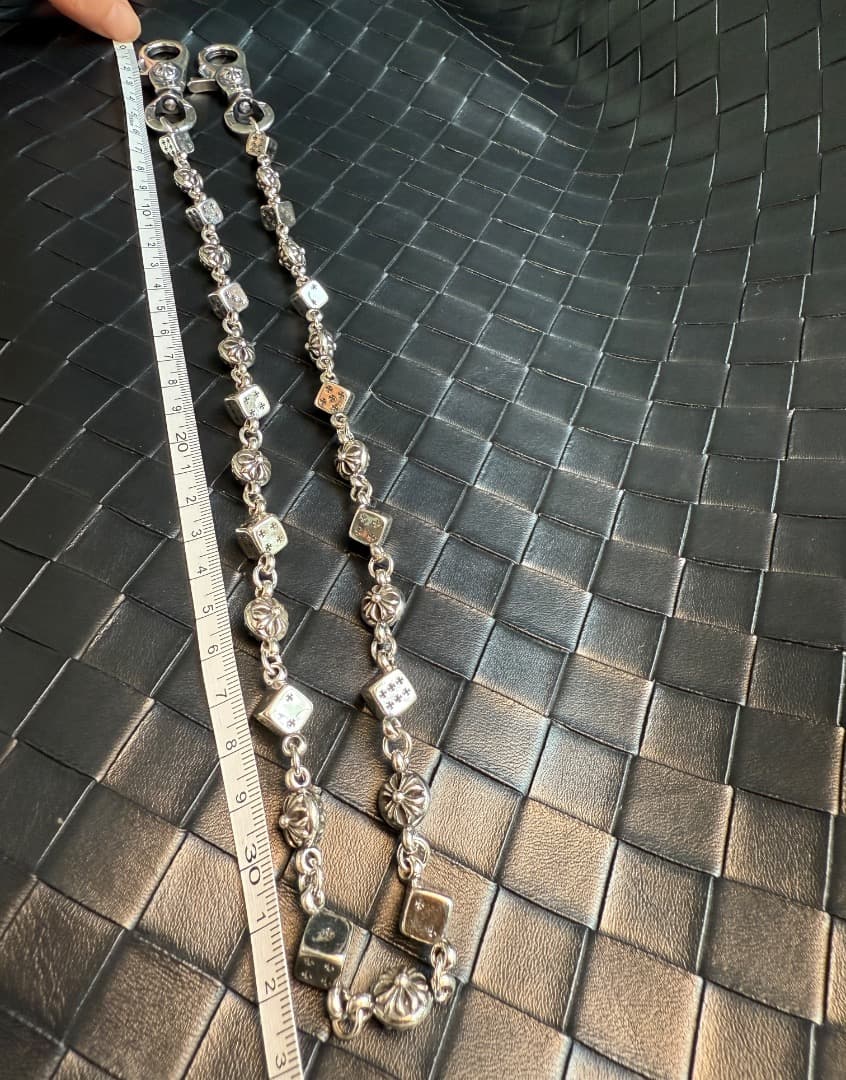 【Dice × Flower ウォレットチェーン】 重厚で存在感QBSZSZ08