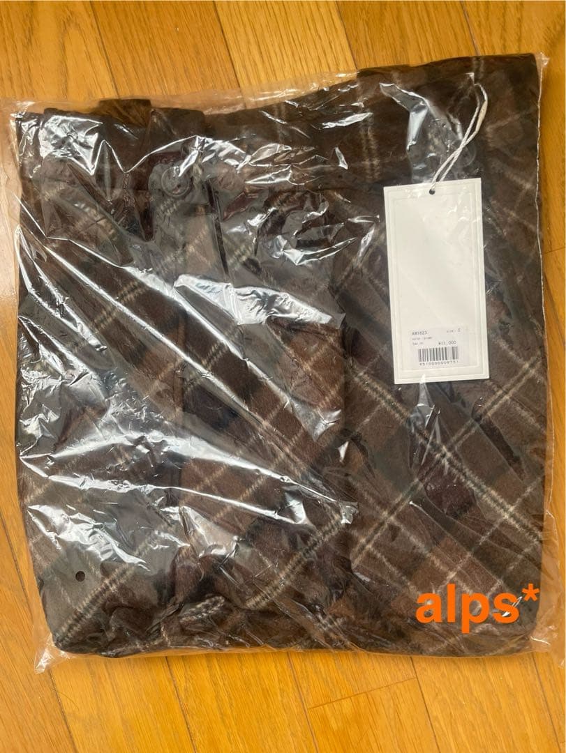 パンツ Ribbon check mini pants andmary