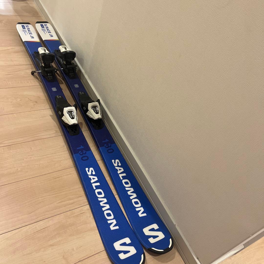 SALOMON スキー板 130cm ビンディング付き