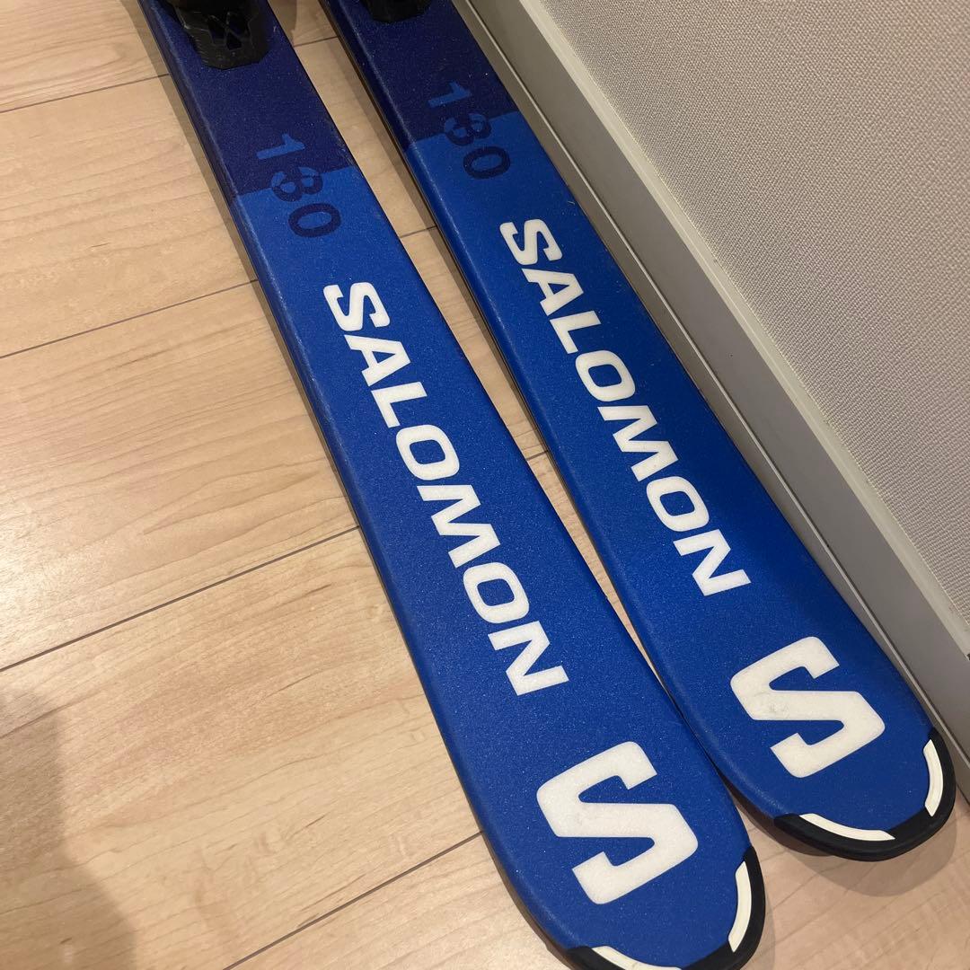 SALOMON スキー板 130cm ビンディング付き