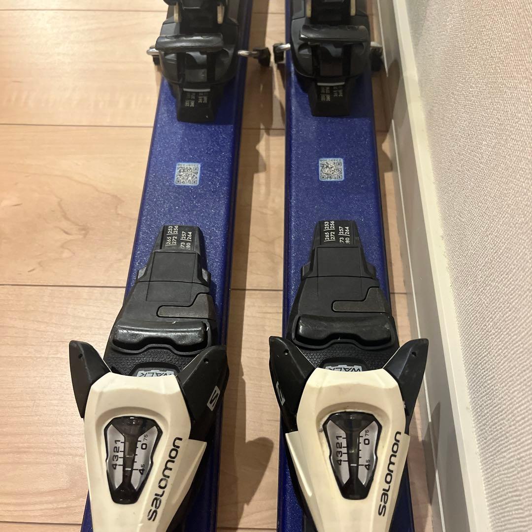 SALOMON スキー板 130cm ビンディング付き