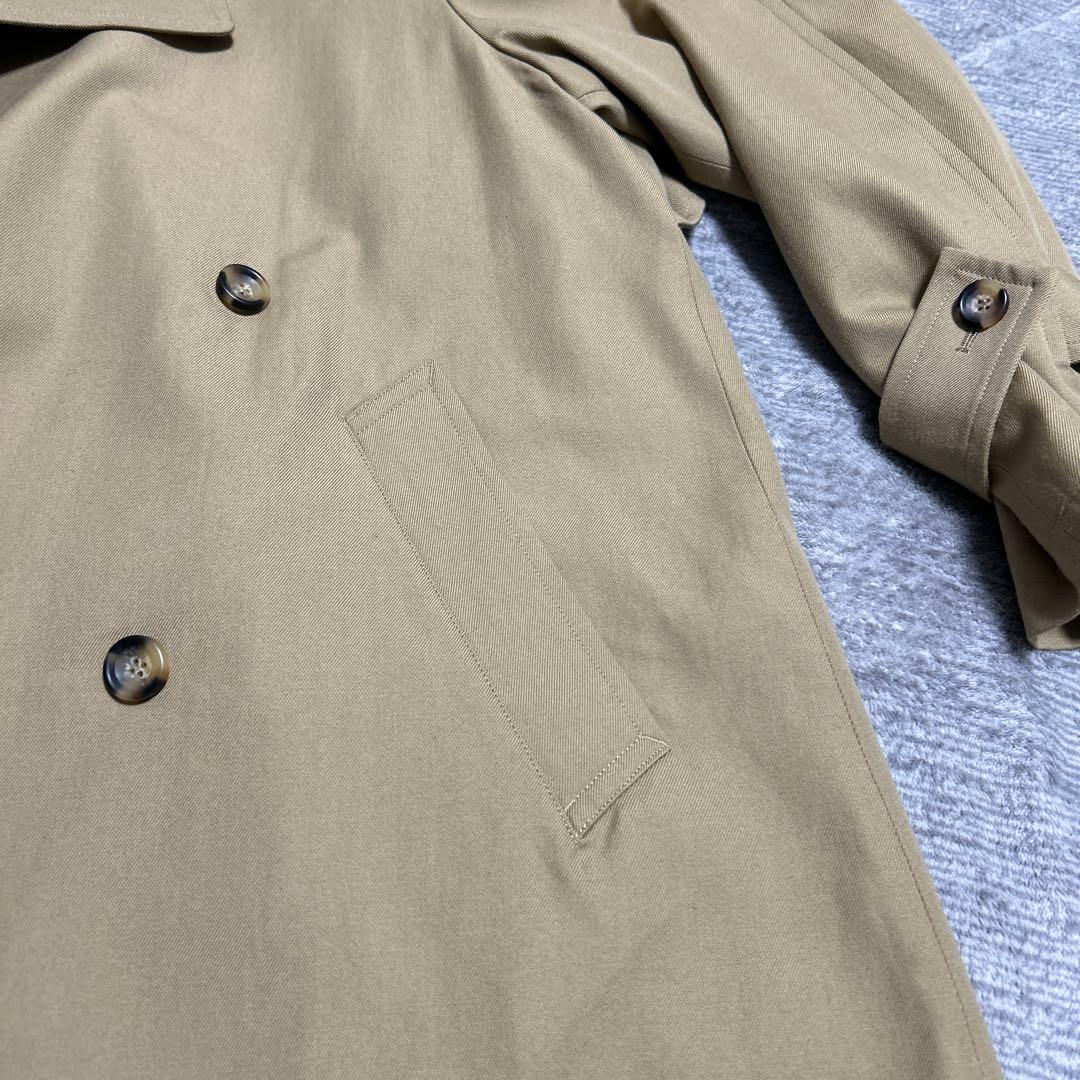 BABYLONE ベージュ ダブルブレスト トレンチコート