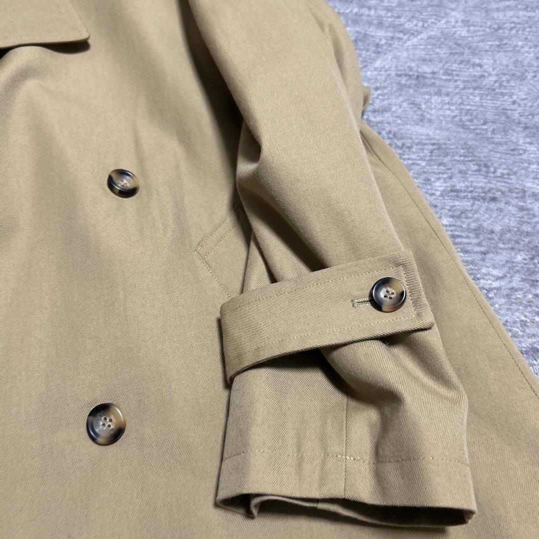 BABYLONE ベージュ ダブルブレスト トレンチコート