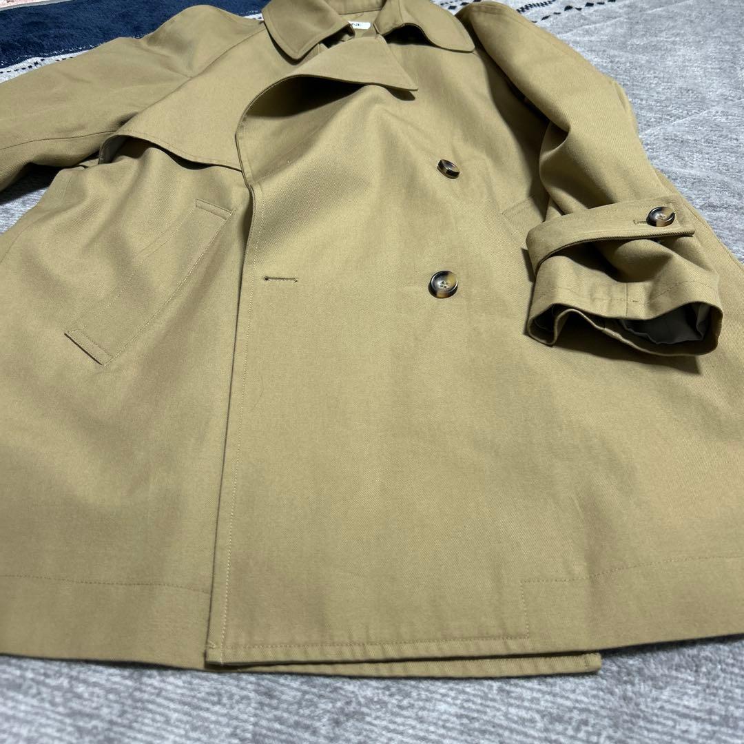 BABYLONE ベージュ ダブルブレスト トレンチコート