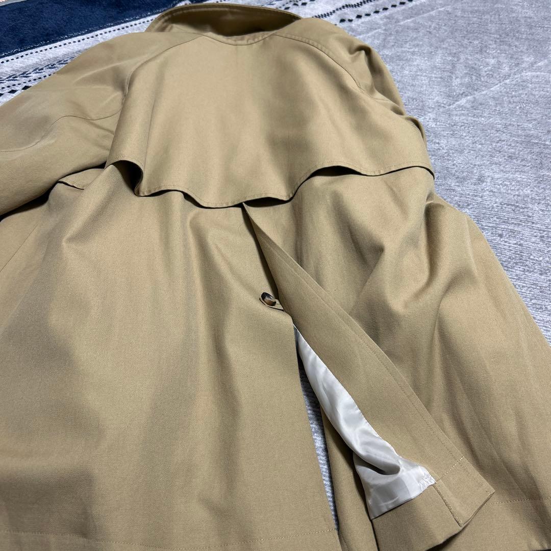 BABYLONE ベージュ ダブルブレスト トレンチコート