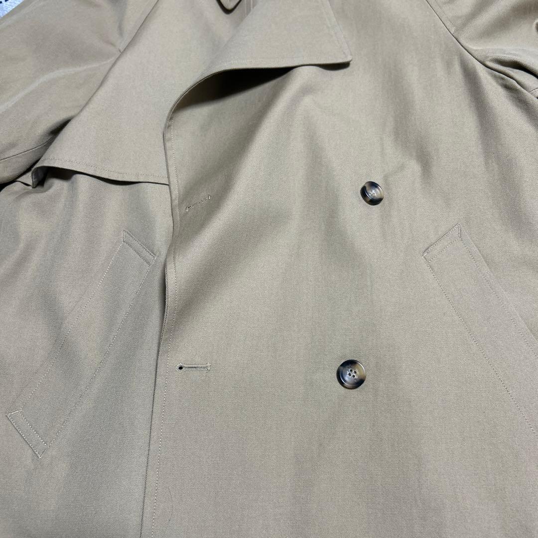 BABYLONE ベージュ ダブルブレスト トレンチコート