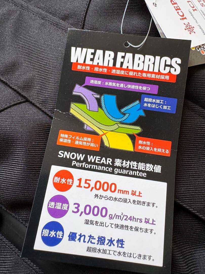 【新品/未使用】スノーボードウェア上下set（写真のもの）