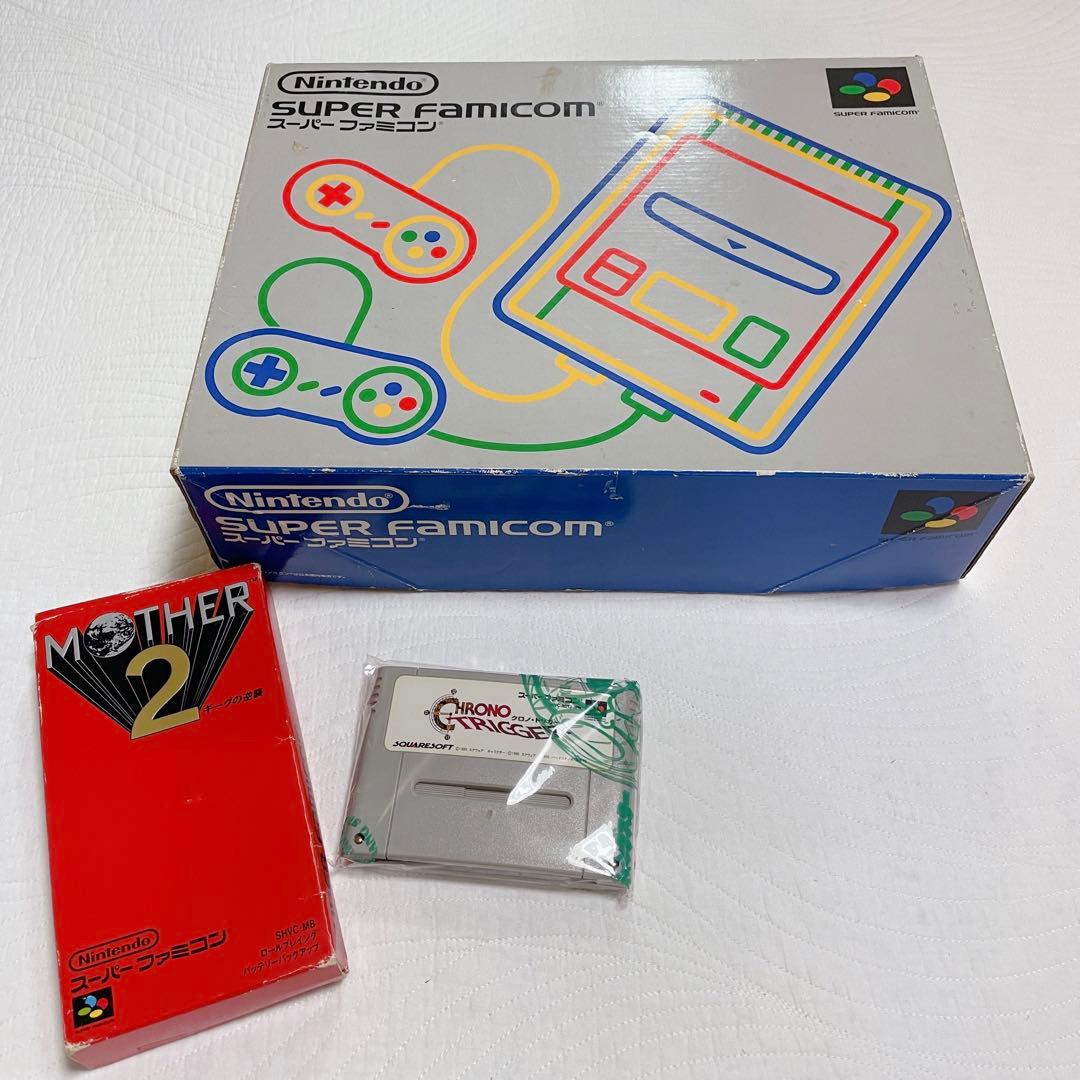 箱付き スーパーファミコン本体 + MOTHER2 + クロノトリガー セット