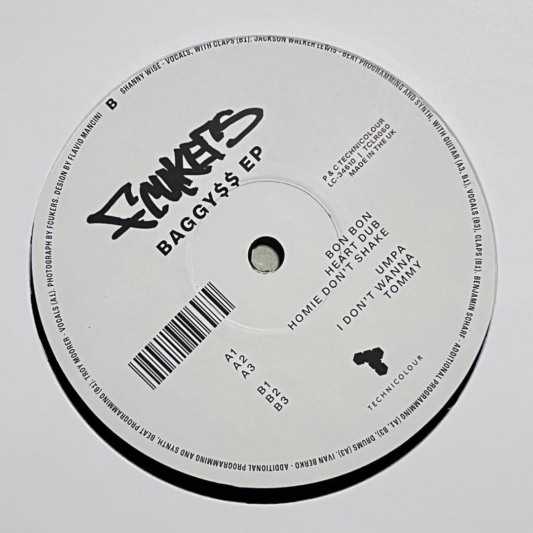 Fcukers – Baggy$$ EP レコード 未使用