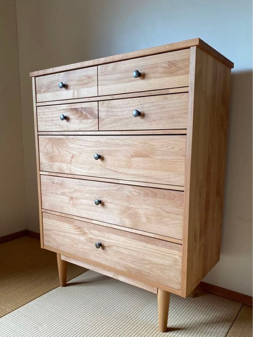 momo natural モモナチュラル チェスト 無垢材 天然木タンス