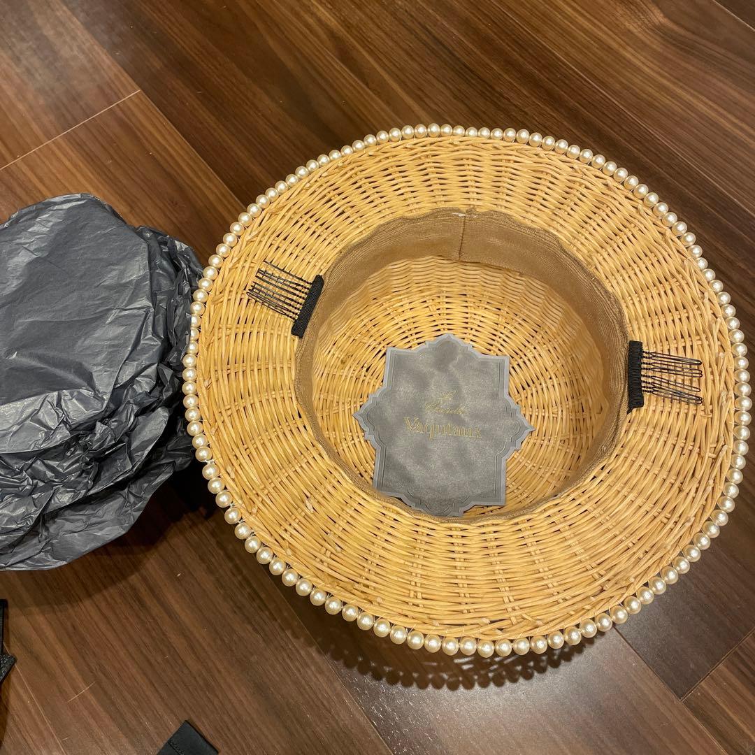 値下げ⭐︎ヴァクトーパール付ハット