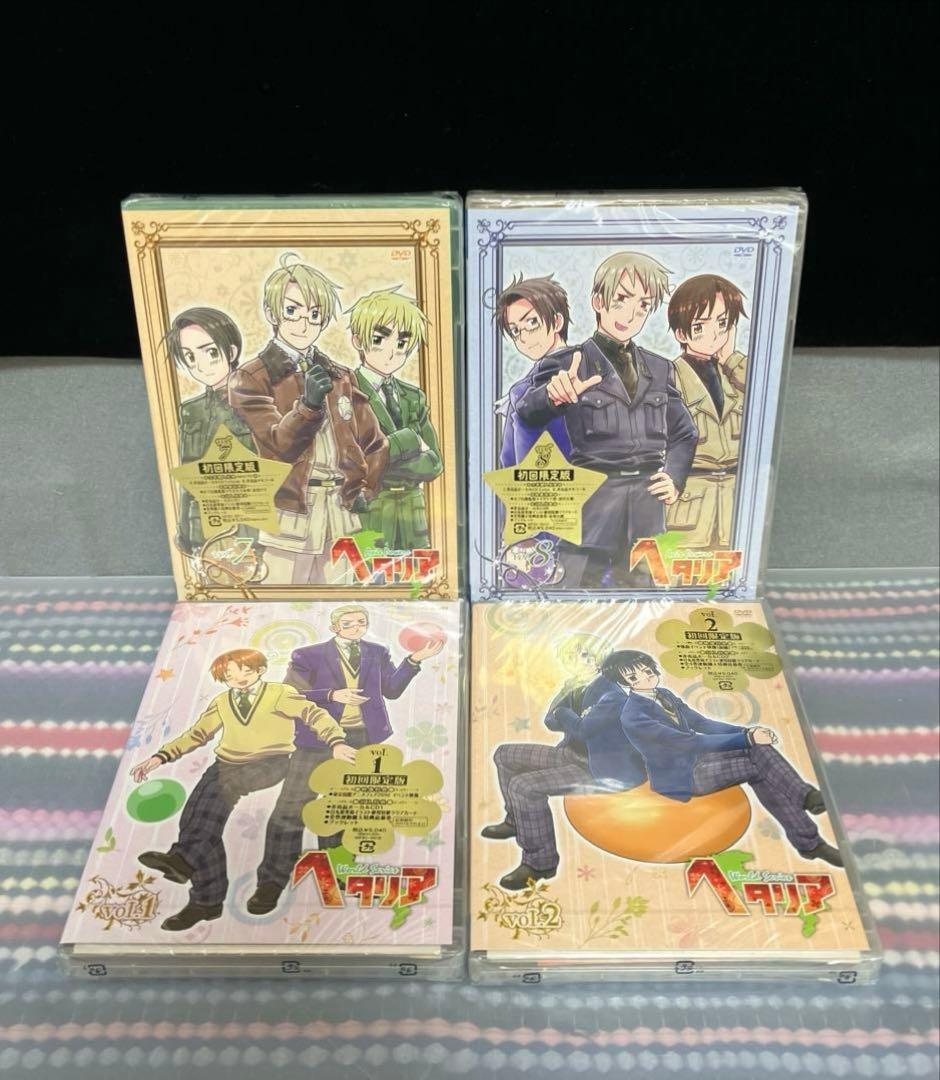 ☆新品カード付き☆ ヘタリア DVD 初回限定版 全巻 axis powers