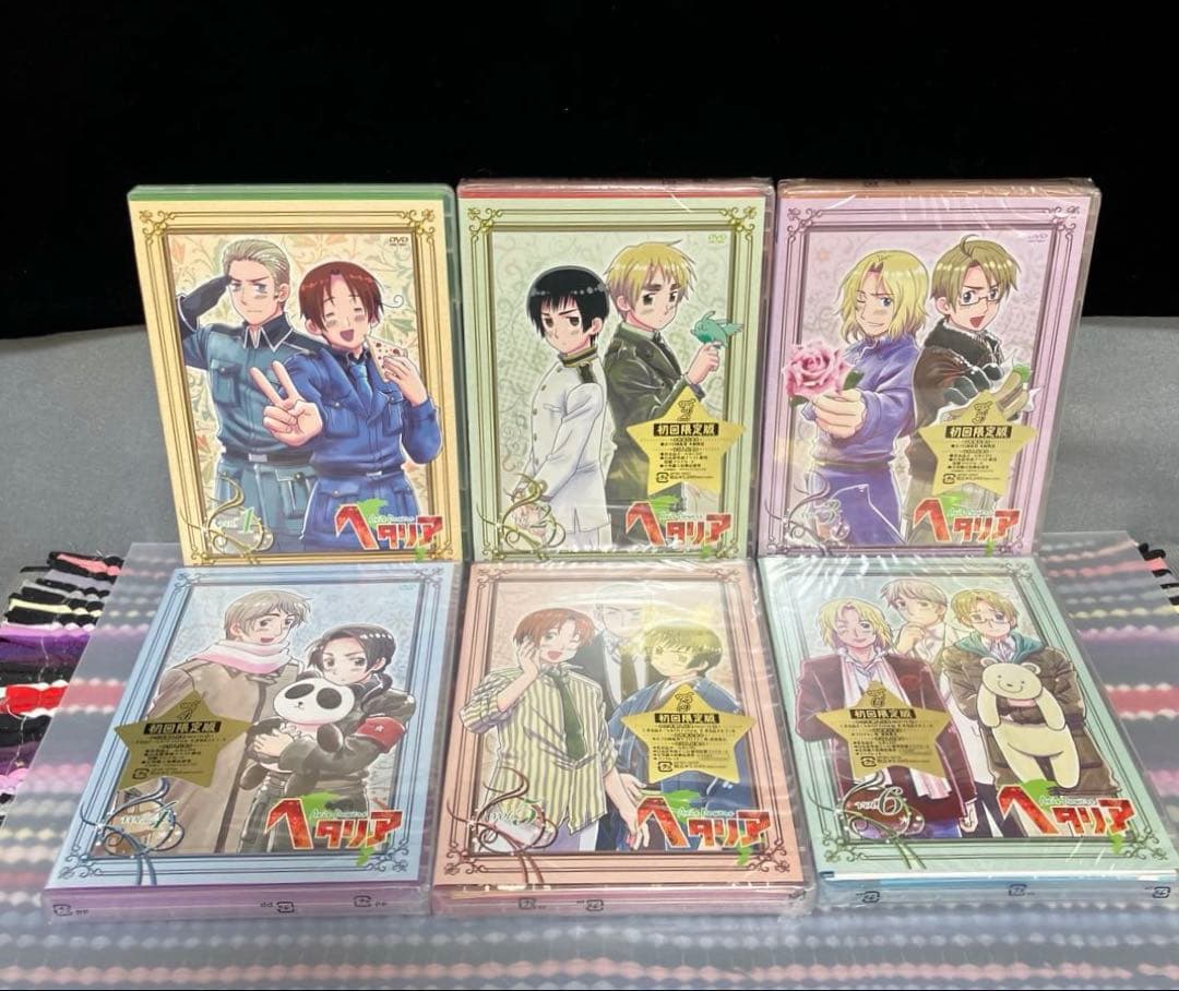 ☆新品カード付き☆ ヘタリア DVD 初回限定版 全巻 axis powers