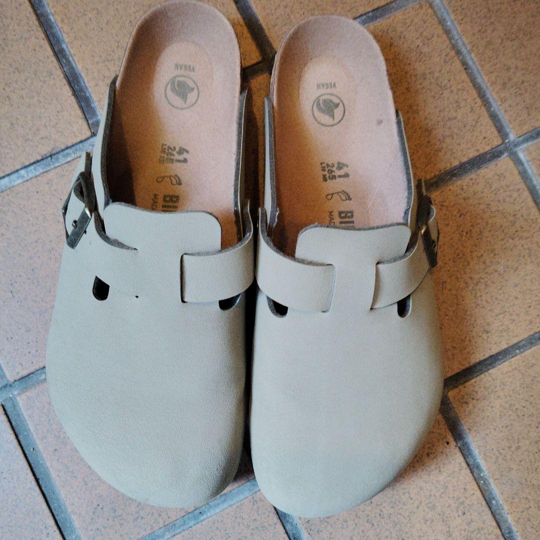 美品BIRKENSTOCKボストン トープ サンダル　41　スエード