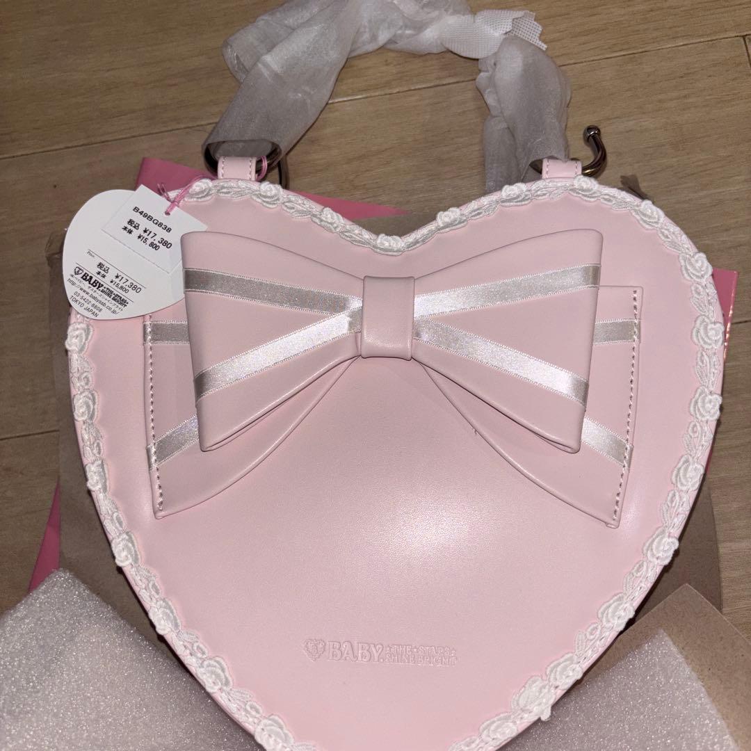 BABY リボンハートBAG ピンク