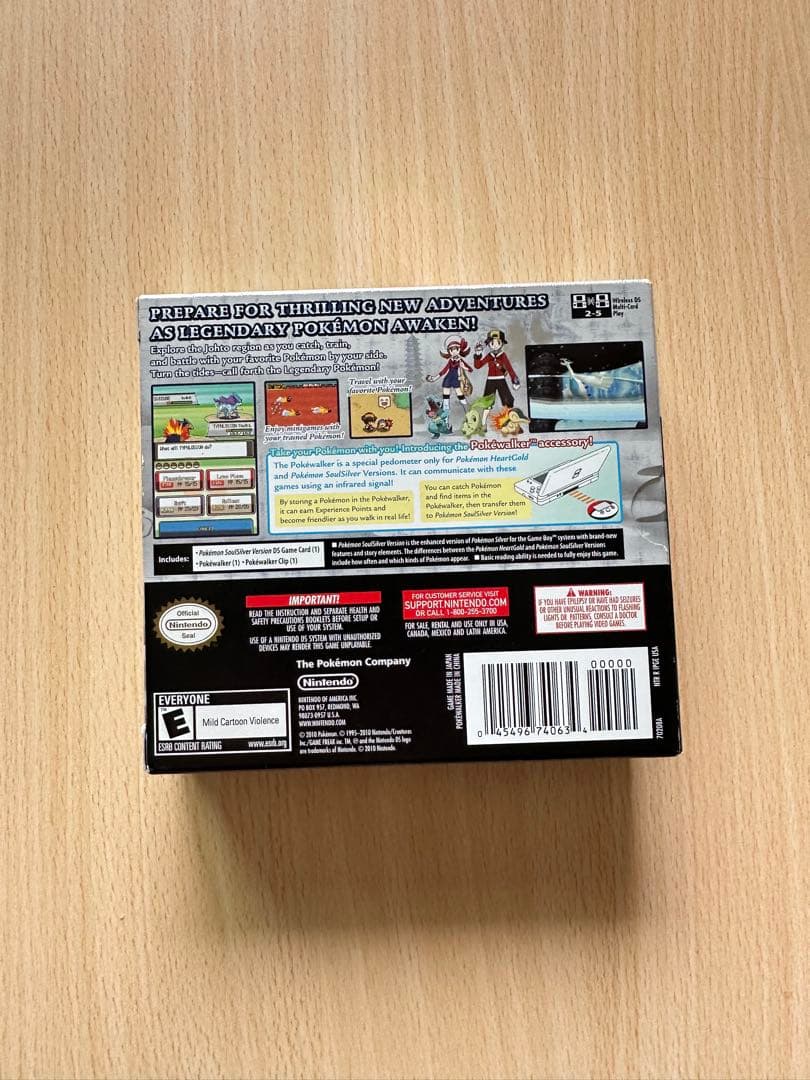 ポケモン ソウルシルバー SS 北米版 nintendoDS