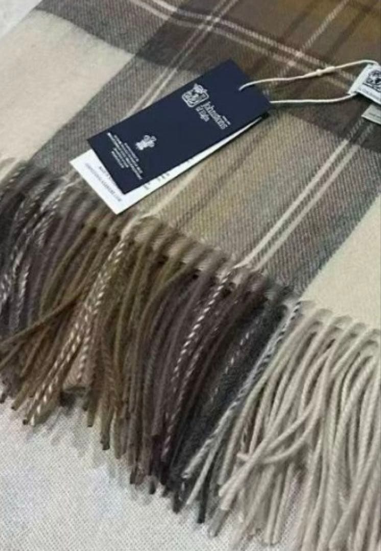 新品未使用 ジョンストンズ 大判ストール スコットランド