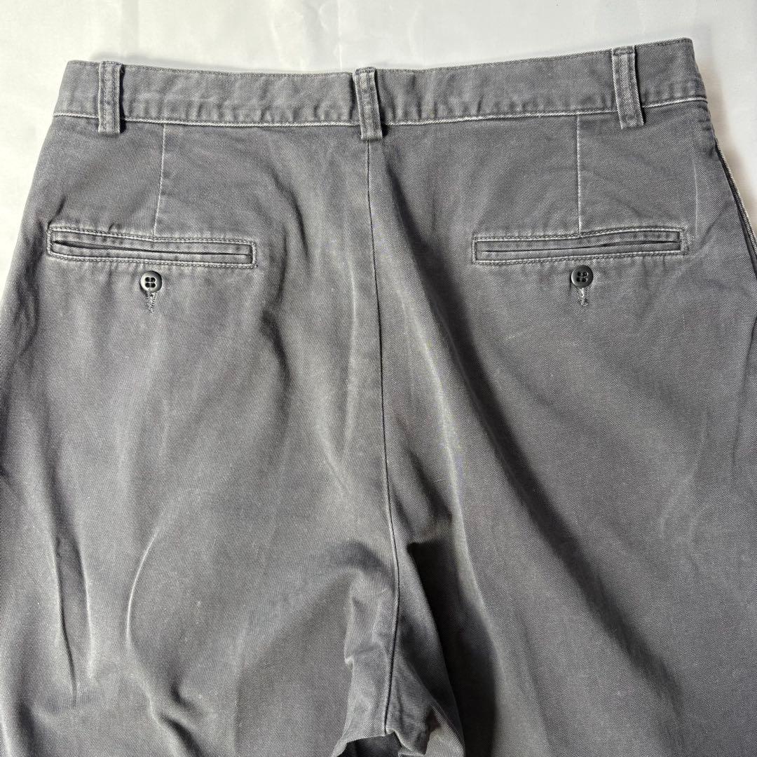 USA製 三つ星 RRL ダブルアールエル 墨黒 フェード 2タックトラウザー