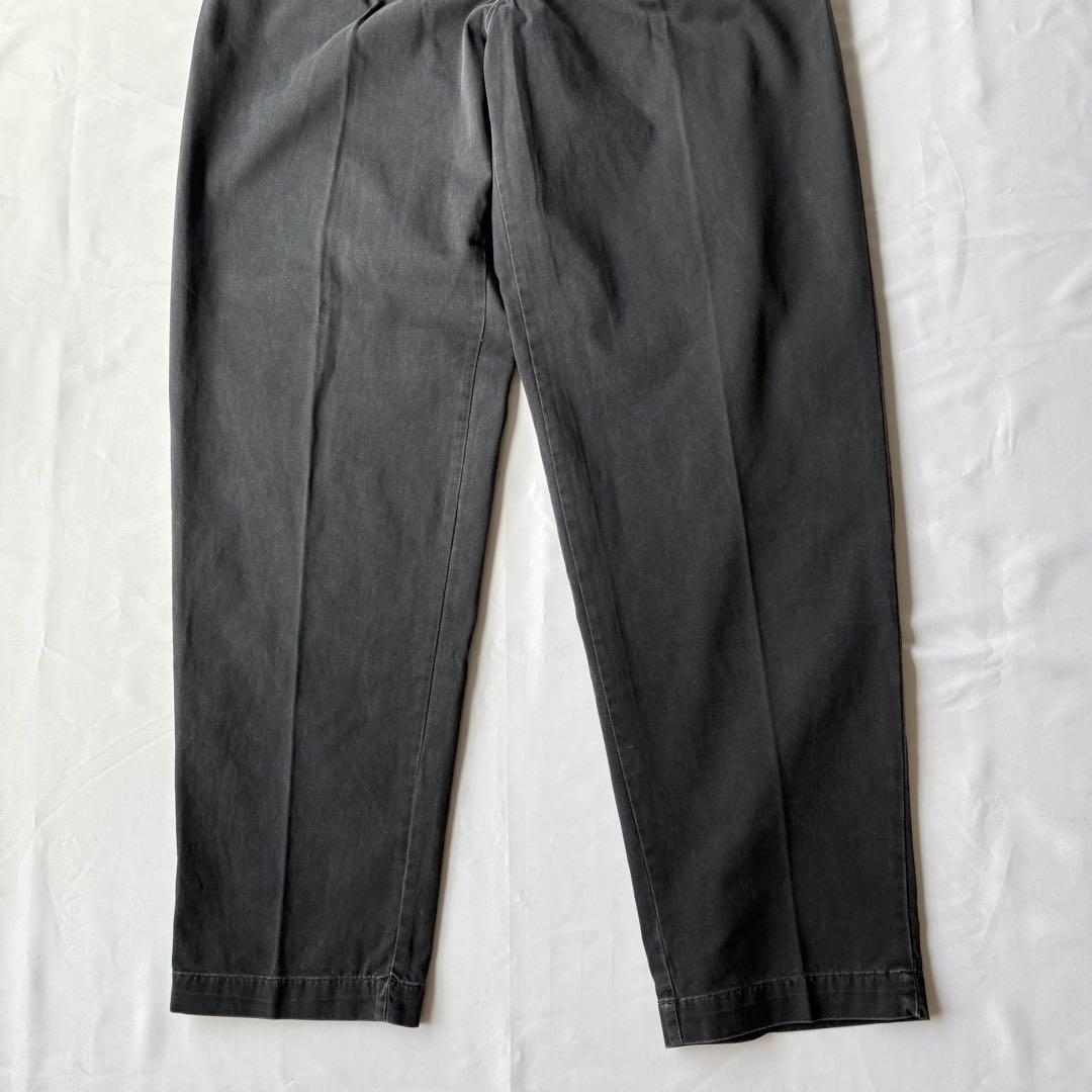 USA製 三つ星 RRL ダブルアールエル 墨黒 フェード 2タックトラウザー