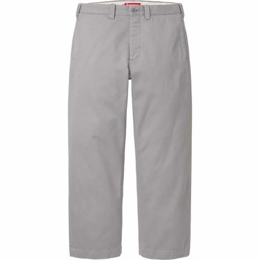 パンツ supreme 24SS chino pant Grey 30
