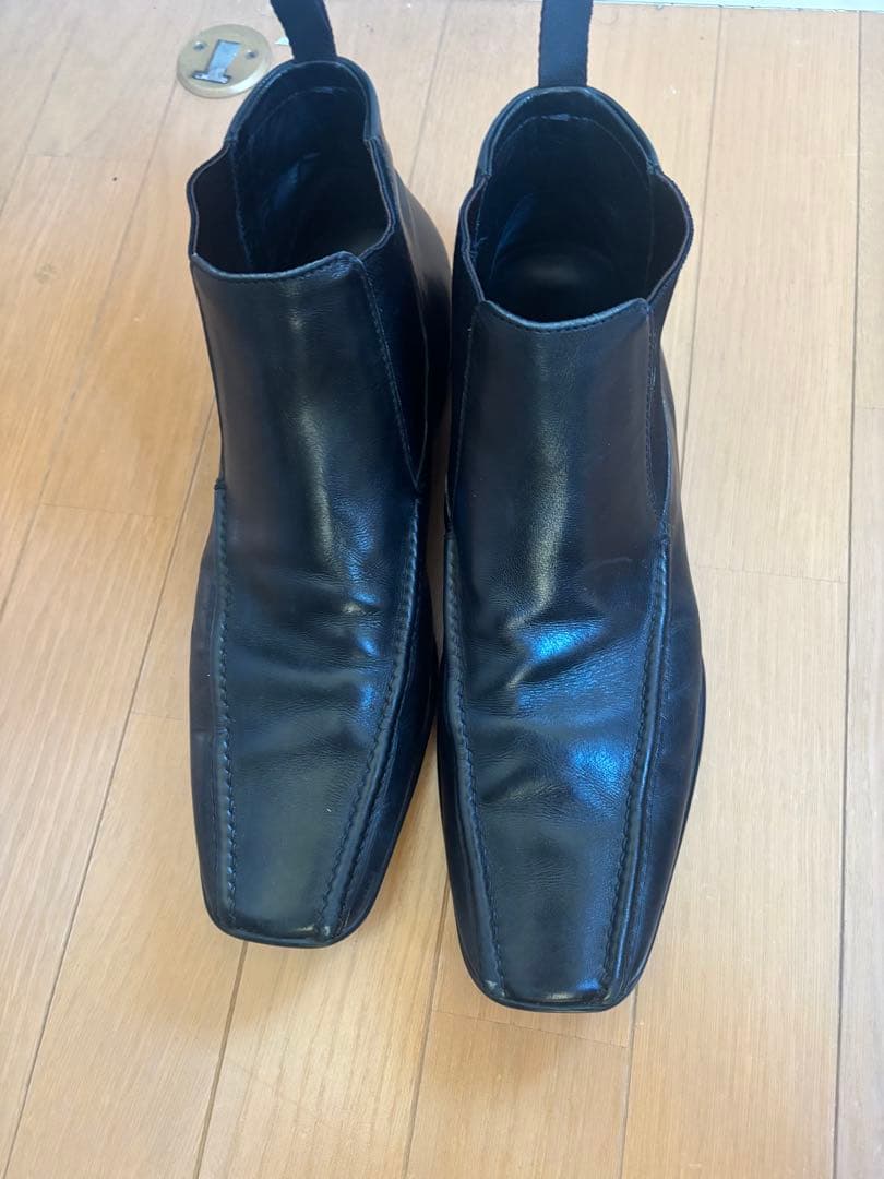 prada sports サイドゴアブーツ　スクエアトゥ