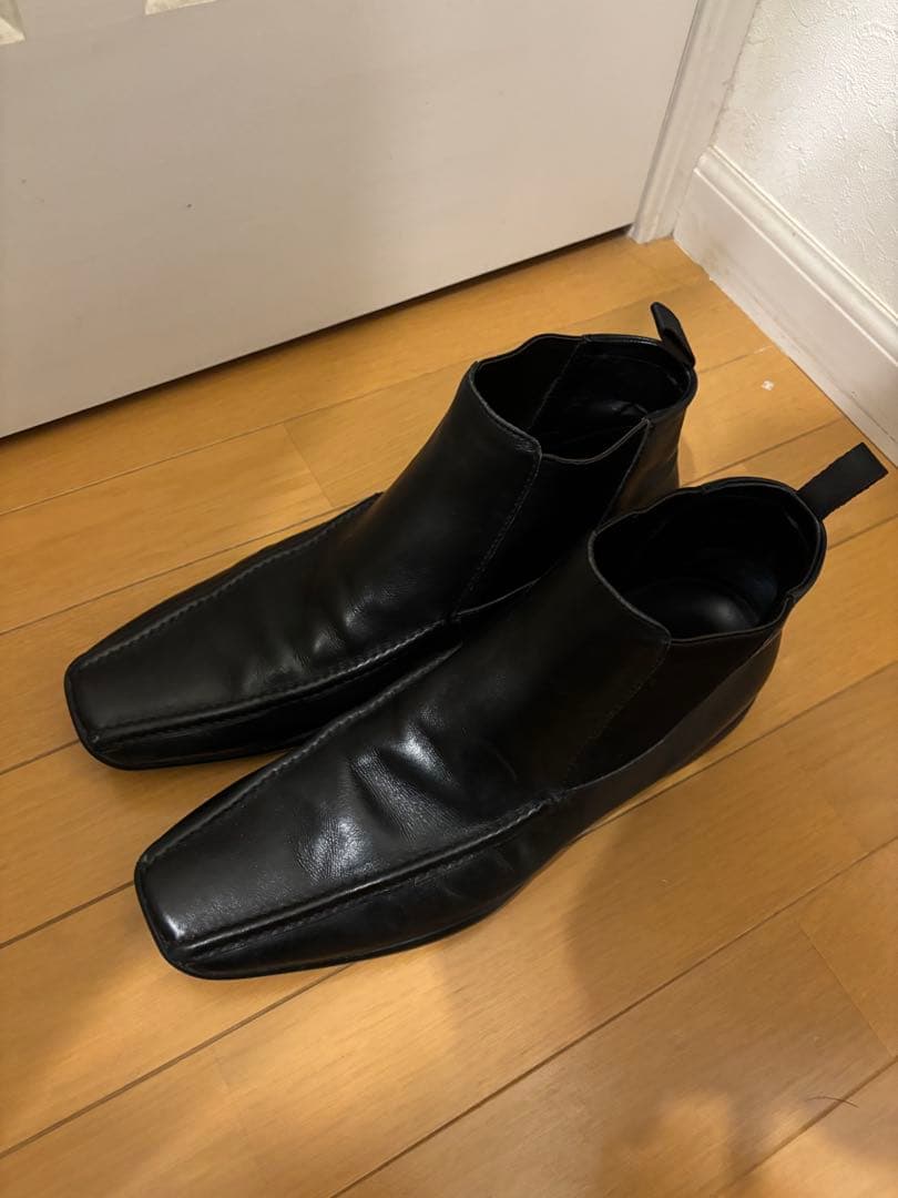 prada sports サイドゴアブーツ　スクエアトゥ