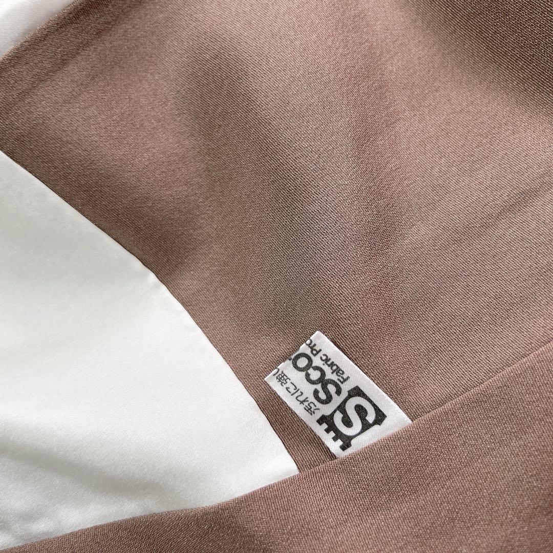 おまとめ割　訪問着フルセット　着物　正絹　辻ヶ花　ベージュ　ブラウン　大人可愛い