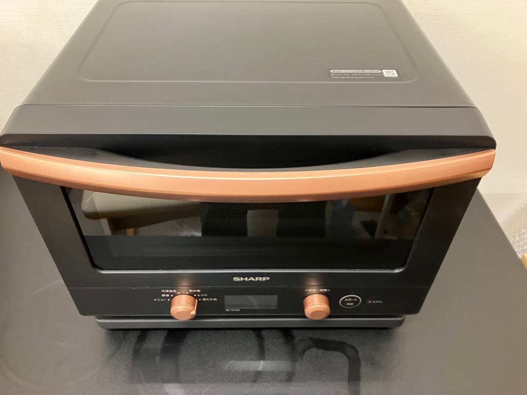 SHARP レンジ RE-TD184-B ブラック2024年製 美品