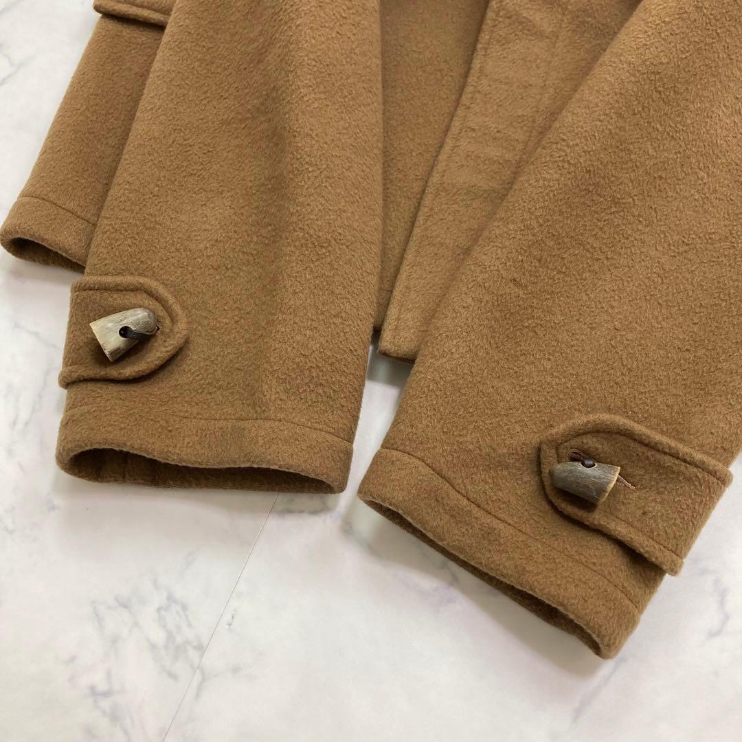 グローバーオール メンズ ダッフルコート 裏地チェック ベージュ 50 XL相当