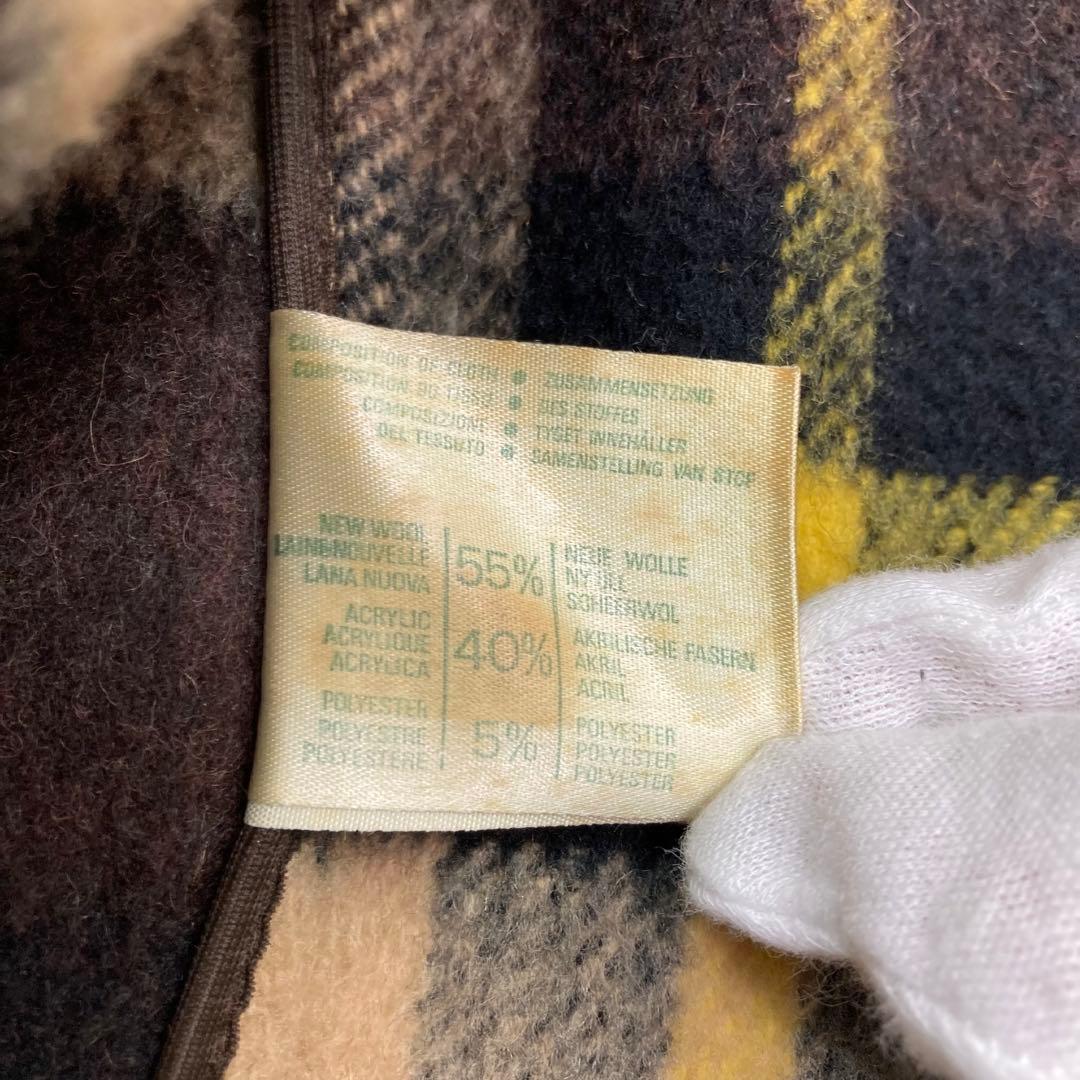 グローバーオール メンズ ダッフルコート 裏地チェック ベージュ 50 XL相当