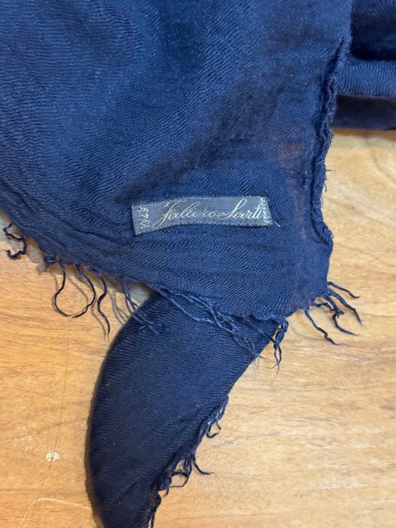 Faliero Sarti ファリエロサルティ　紺　ネイビー　ストール