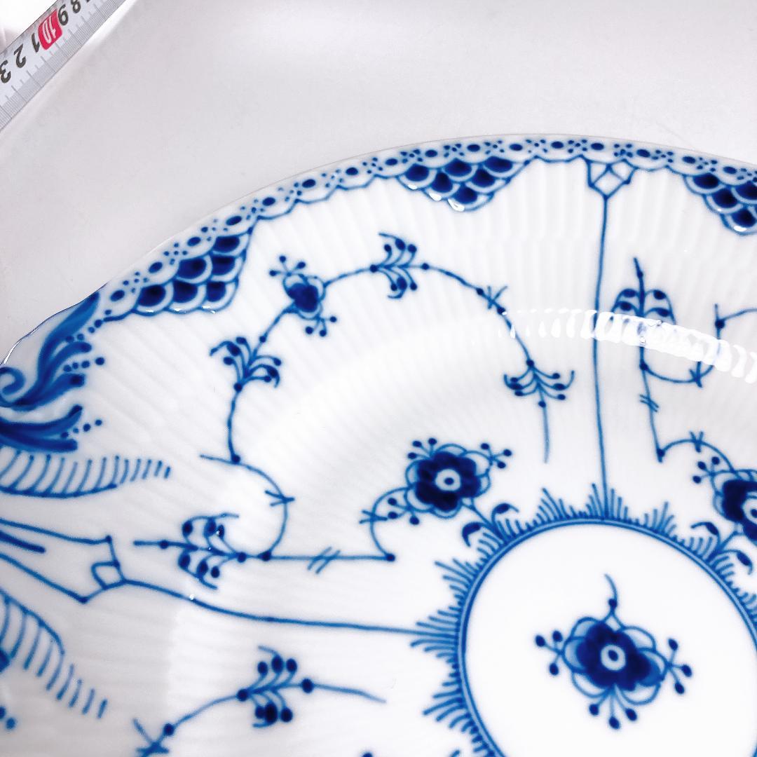 ロイヤルコペンハーゲン ブルーフルーテッド オーバルプレート |1486|