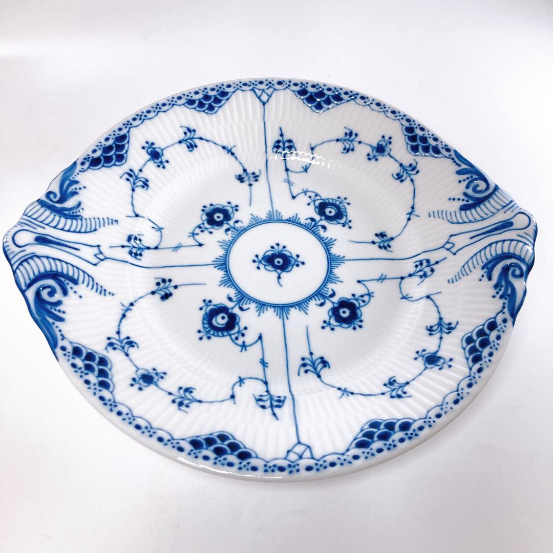 ロイヤルコペンハーゲン ブルーフルーテッド オーバルプレート |1486|