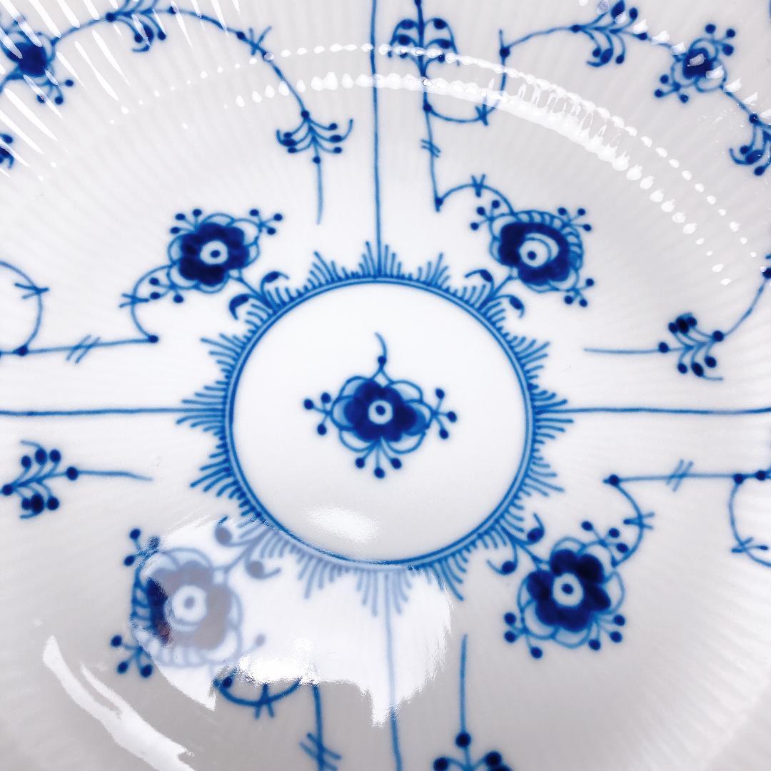 ロイヤルコペンハーゲン ブルーフルーテッド オーバルプレート |1486|