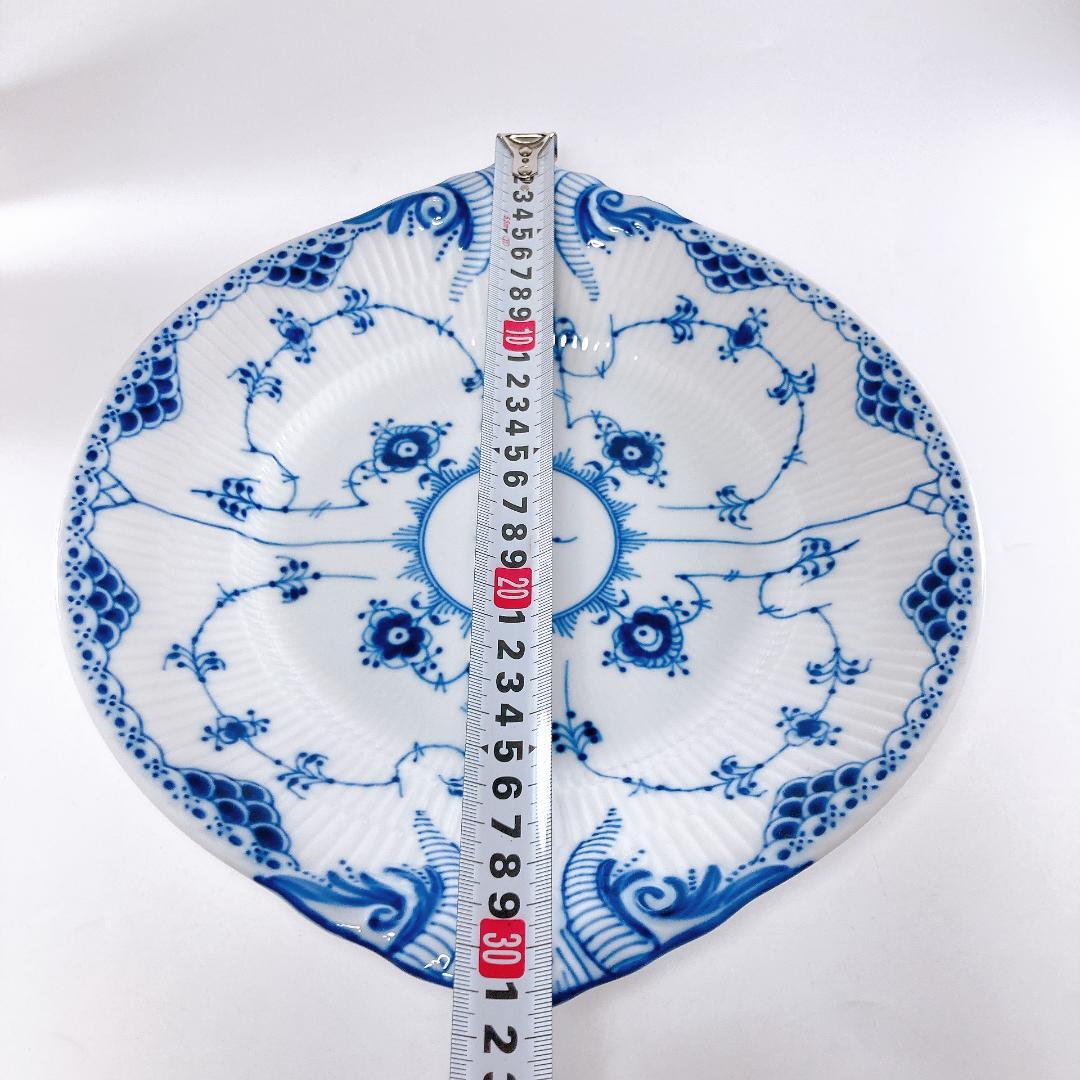 ロイヤルコペンハーゲン ブルーフルーテッド オーバルプレート |1486|