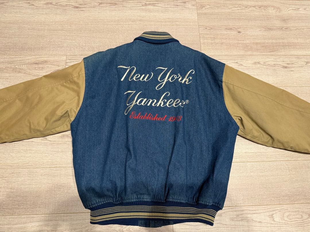 球団設立50周年記念　ニューヨークヤンキース　デニム　スタジャン　STARTER