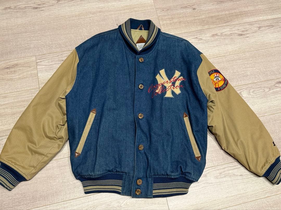 球団設立50周年記念　ニューヨークヤンキース　デニム　スタジャン　STARTER