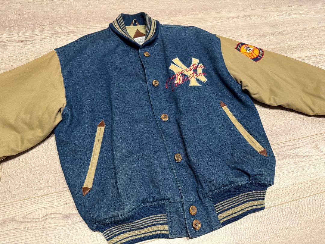 球団設立50周年記念　ニューヨークヤンキース　デニム　スタジャン　STARTER