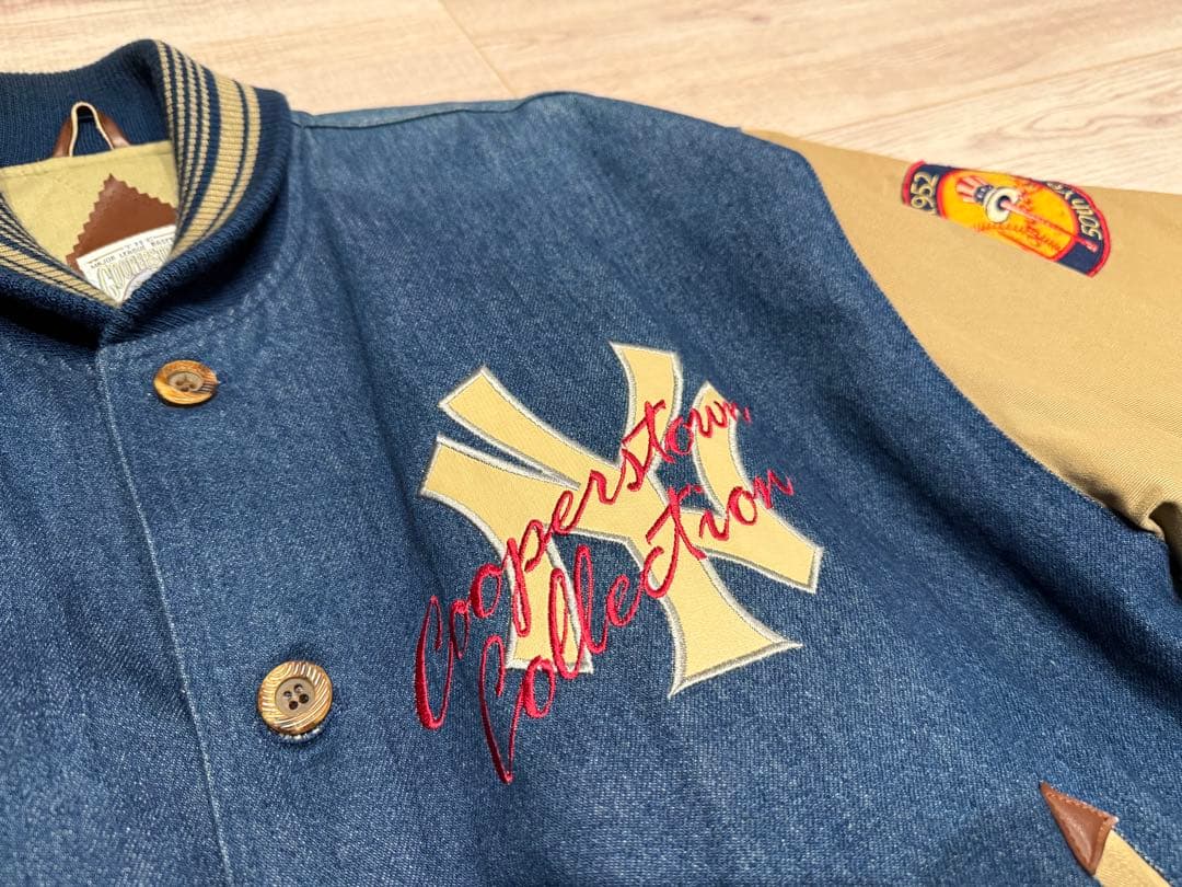 球団設立50周年記念　ニューヨークヤンキース　デニム　スタジャン　STARTER