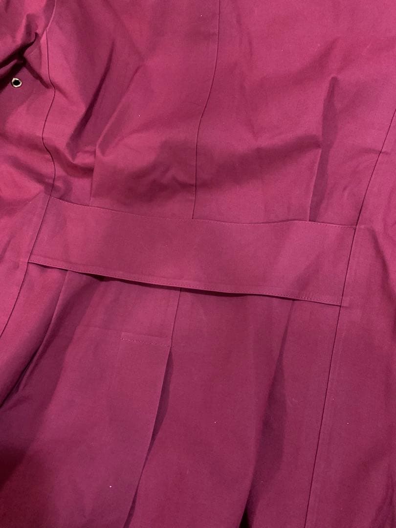 LOUIS VUITTON チェスターコート 34 バーガンディ。訳あり激安。